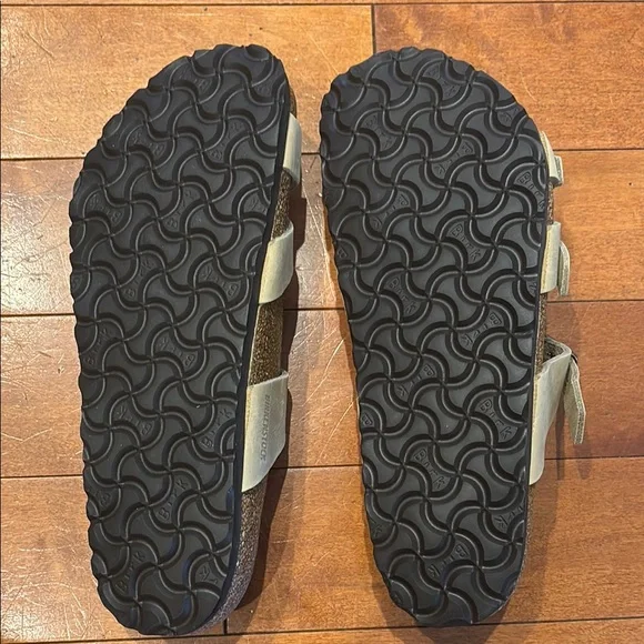 Birkenstock Women's Franca Beige Double Strap Sandals - Picture 2 of 9